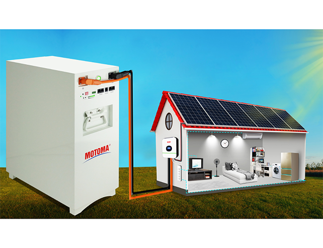 batteria di 51.2V 200Ah LiFePO4, batterie al litio di MOTOMA per i pannelli solari 1