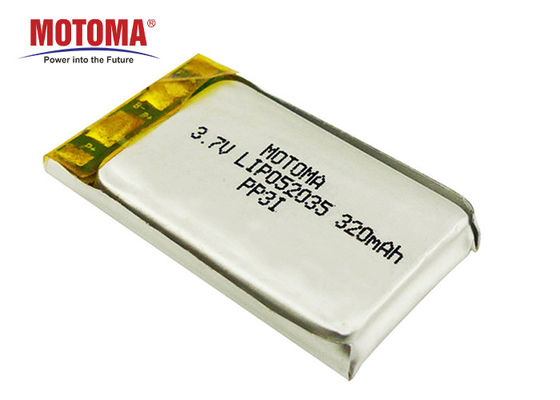 Cuffia avricolare 3,7 V 320mah Li Po Battery di Bluetooth vita di ciclo di 500 volte