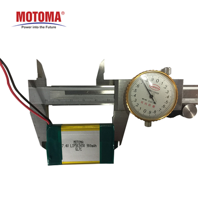 comprare attrezzatura ricaricabile di Ion Battery Pack For Medical del litio di 7.4V 900mAh in linea fabbricante