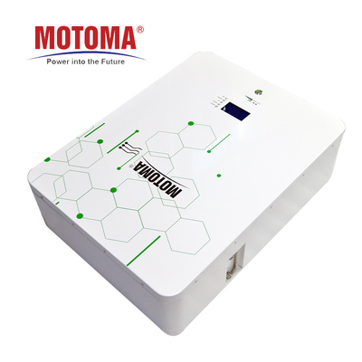 10kwh LiFePO4 batteria prismatica solare fissata al muro 48V 200Ah con BMS Built In