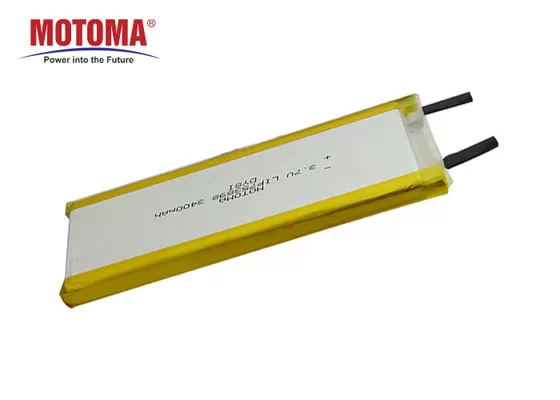 qualità Vita su misura di Ion Battery Pack Deep Cycle del litio di 3400mAh 3,7 V per il dispositivo di IOT fabbrica